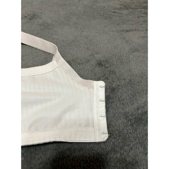 Cacique Simply Wire Free T-shirt Bra, cream with gold stripes and lace, 42DD - Picture 9 of 15